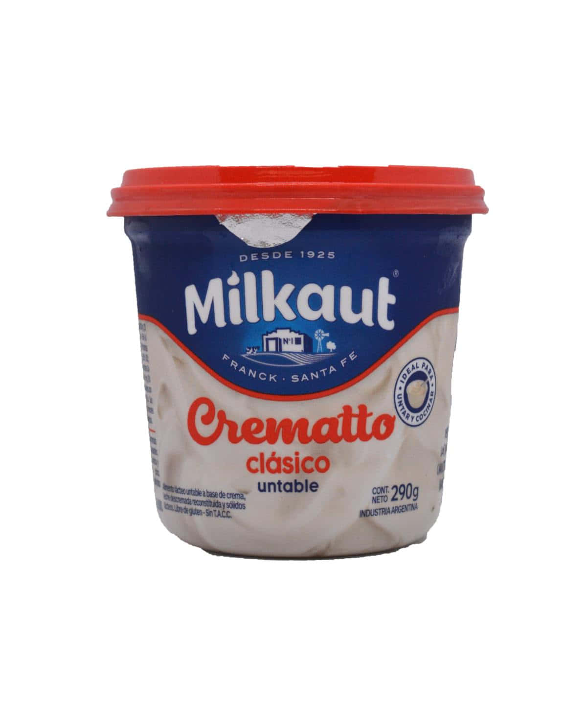Queso Untable Milkaut Crematto Clásico 290 Gr